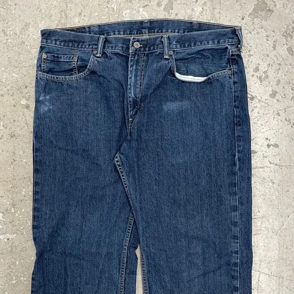 Levis Jeans Men 38x31 Blue Pants 559 Relaxed Straight Baggy Dark Denim Tag 38x32 - Picture 3 of 16